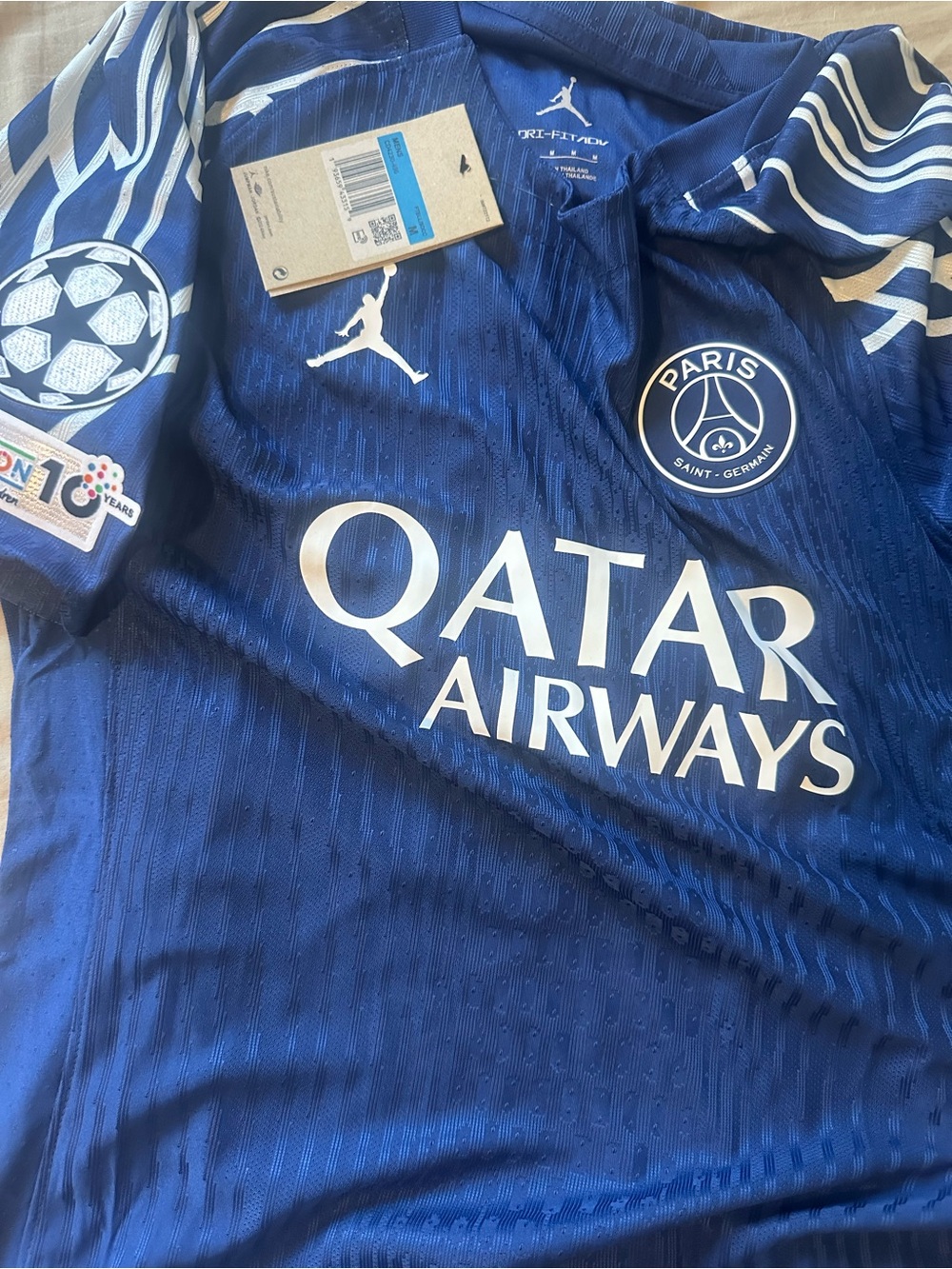 PSG 2025/26 Fourth Jersey - Desire Doue - Size M - Picture 7 of 7